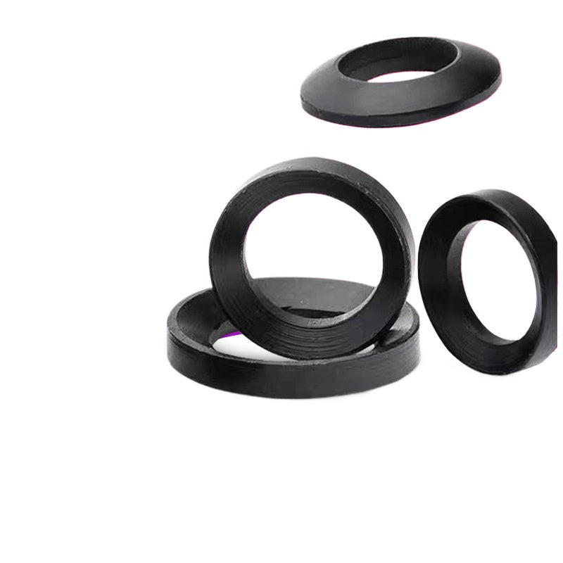GB849 GB850 M6M8M10 Carbon steel blackened spherical gasket tapered washer concave and convex gasket bowl gasket  for Mechanical Assembly