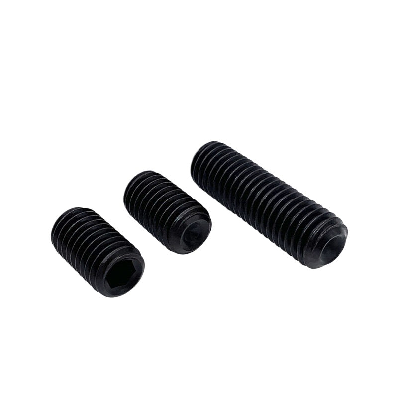 DIN916/GB80 M1.6-M24 Concave End Screw | 12.9 Grade Hex Socket Headless Industrial Set Screw