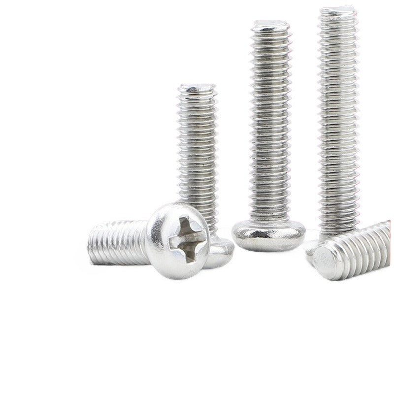 M1.7/M2/M2.5/M3/M4  nickel-plated plus hard cross round head screw pan head small machine screw electronic small screw for Electronic Equipment & Precision Fitting