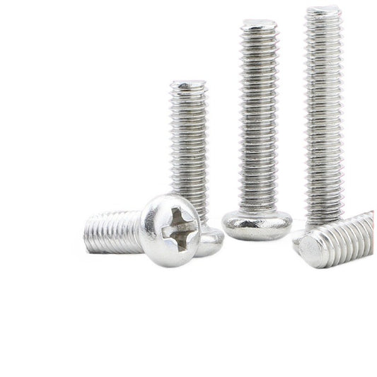 M1.7/M2/M2.5/M3/M4  nickel-plated plus hard cross round head screw pan head small machine screw electronic small screw for Electronic Equipment & Precision Fitting