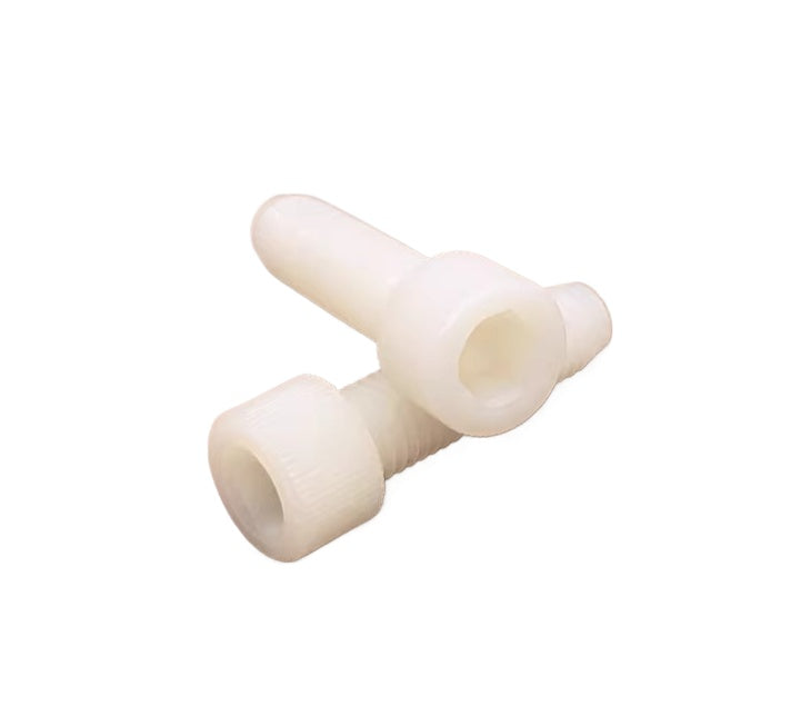 White/Black Nylon DIN912 Socket Head Cap Screws | PA66 Plastic Fasteners M3-M12 | Corrosion-Resistant