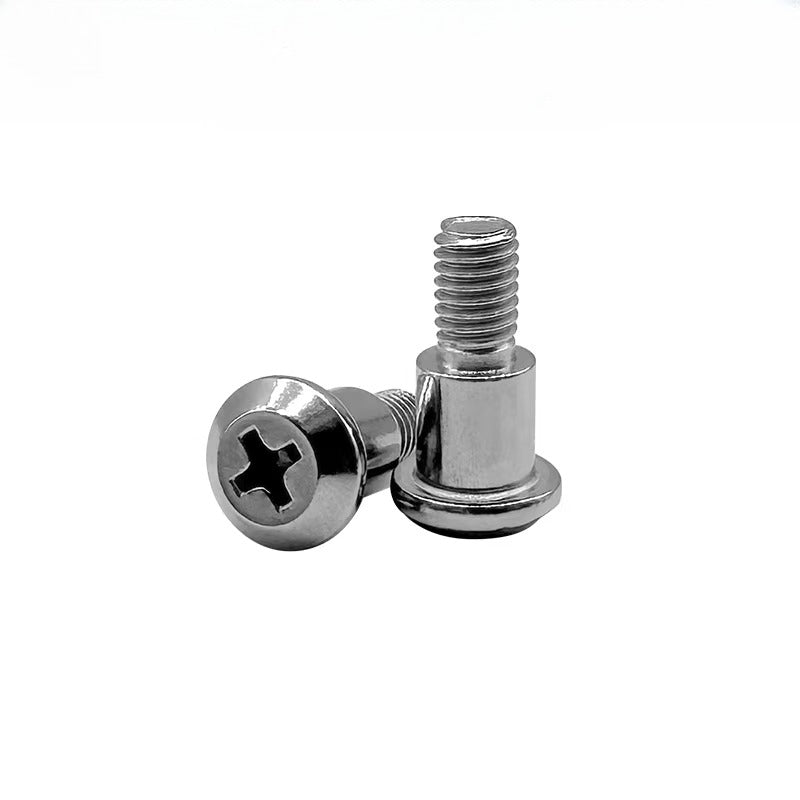 304 Stainless Steel M5 Metric Screw Cross Slot Chamfered Shoulder Plug Limit Equal Height Bolt