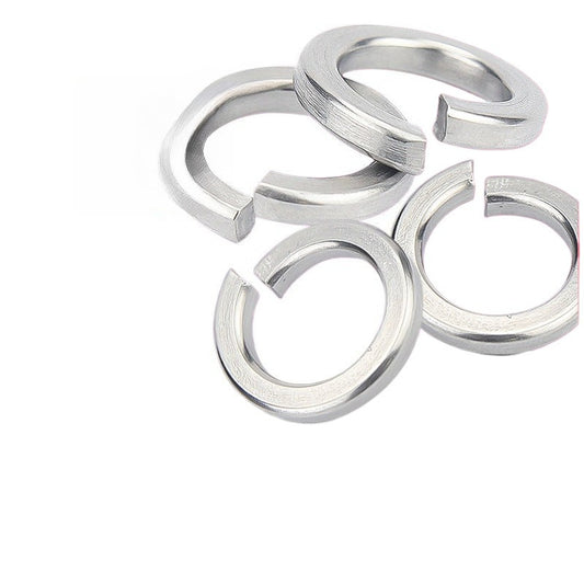 M2/M3/M5/M6/M8 304 Stainless Steel Spring Washers Open Lock Washers Meson Ring Gaskets for Machinery & Hardware