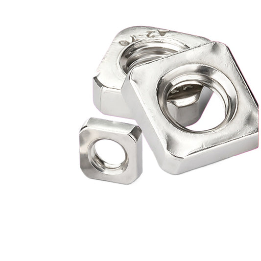 M3M4M5M6M8M10 304 Stainless Steel Square Nut & Thin Square Nut Locking Screw Cap for Industrial Fastening