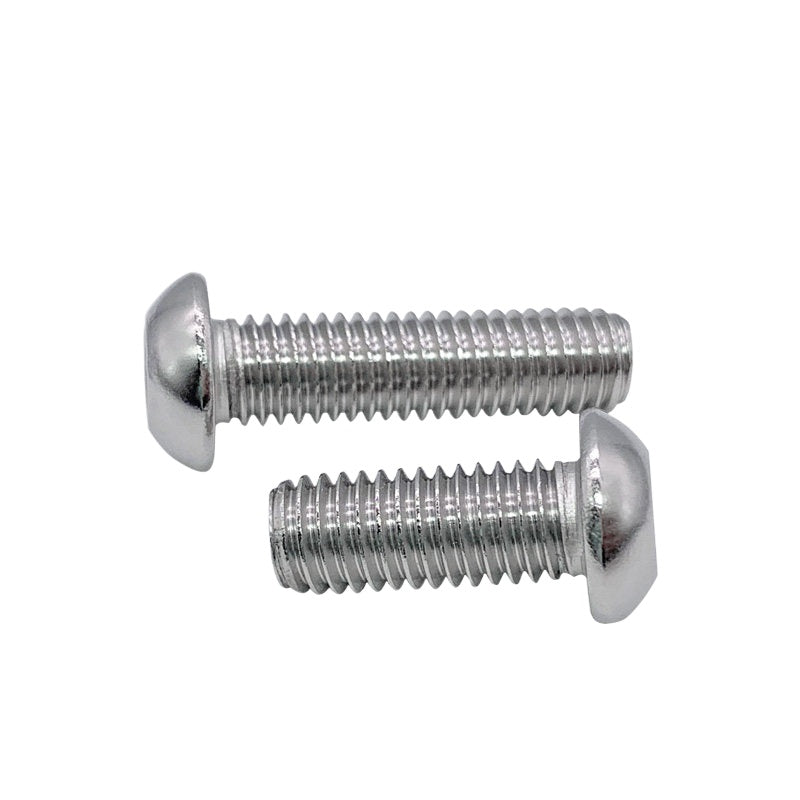 ISO7380 316 Stainless Steel Screw Button Mushroom Head Hex Machine Screw M2-M12 Fastener