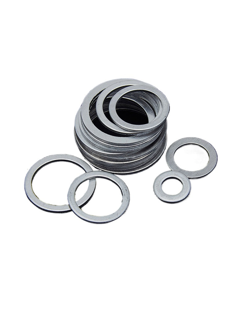 1060 Aluminum High-Temp Washers Heat Resistant Sealing Flat Gaskets for Industrial Use
