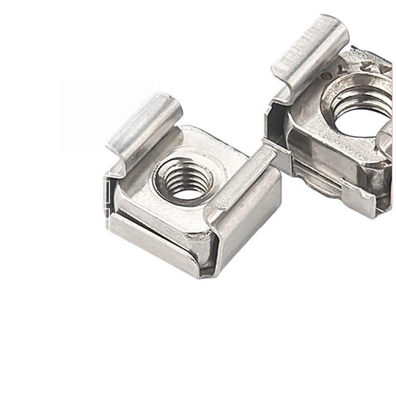 M4/M6/M10 304 Stainless Steel Cassette Nut Galvanized Cabinet Nut Iron Floating Nut for Cabinet & Furniture Assembly