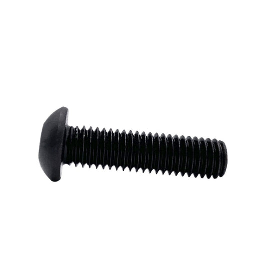 Grade 10.9 Black Oxide Round Cup Mushroom Head Hexagon Screws | BSW Imperial Sizes 3/16-24, 1/4-20 | High-Strength Fasteners