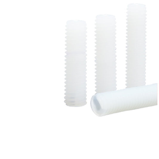 M3/M5/M8 Nylon machine rice screw one-slot setting screw plastic white stop payment headless base rice top wire Plastic Set Screws for Hardware & Assembly