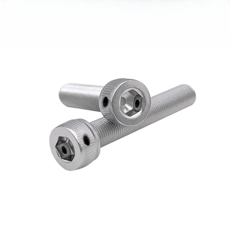DIN912 304/316 Screw Fine Thread Side Hole Anti-Drop Screw with Safety Hole and Lead Seal