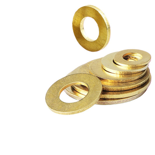 M3 M4 M5 Brass Flat Pad Fastening Ring Screw Gaskets Wholesale Copper Gaskets,  Hardware Fastening & Equipment Assembly