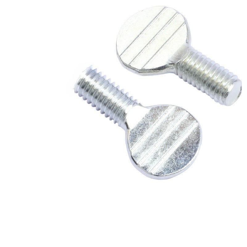 M5M6M10 Stainless steel 304 racket screw fan flattened head thumb bolt galvanized tennis racket screw for Equipment & Racket Assembly