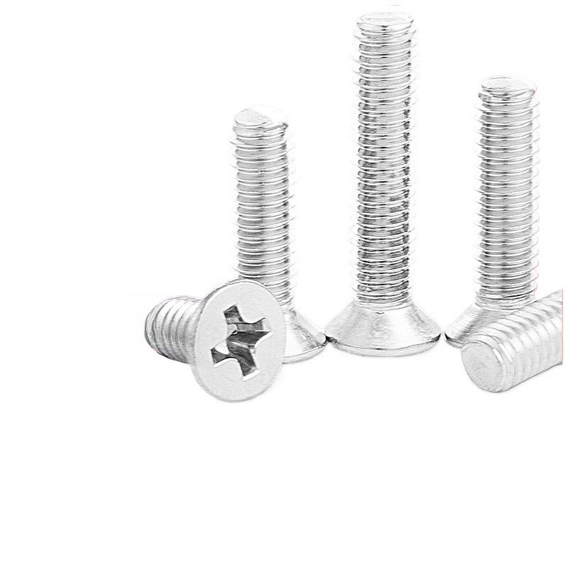 M1.2/M1.4/M1.6/M1.7 Iron-plated galvanized cross countersunk head screws Flat head machine screws  for Precision Hardware & Crafts