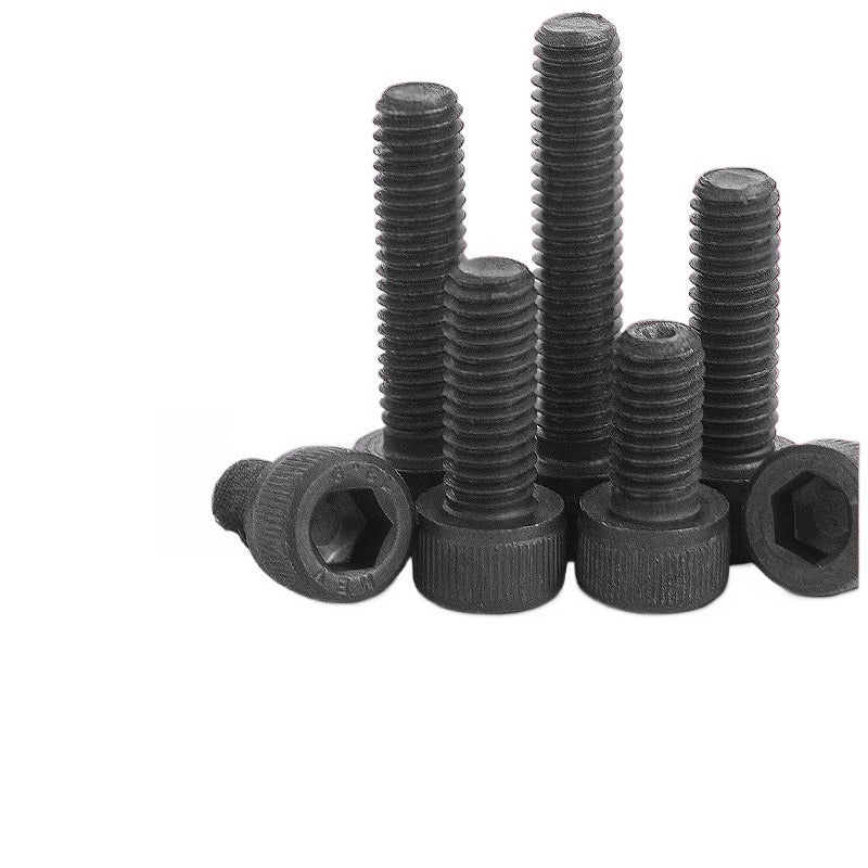 M3 M5 M6 M8 12.9 Grade Black Cylindrical/Cup Head Allen Screws Bolts for Industrial Machinery DIY Hardware Automotive Assembly