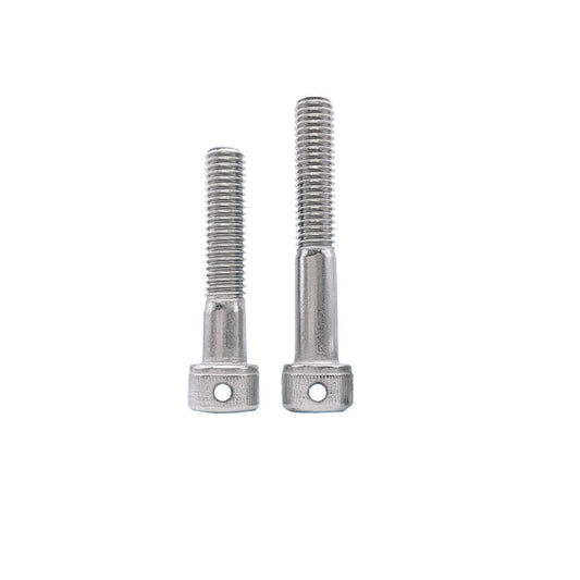 DIN912 304/316 Stainless Steel Hex Socket Screw | Half Thread Lead Seal Anti-Drop with Safety Hole Fastener