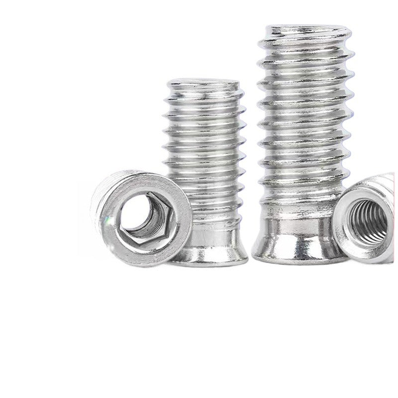 M4/M5 304 stainless steel inner and outer teeth embedded nuts inner hexagonal countersunk head nuts with media furniture nuts embedded parts for Woodworking & Furniture Repair
