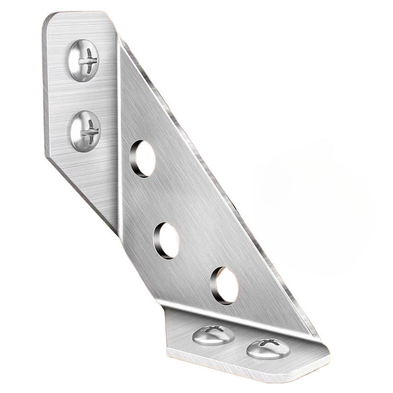Stainless Steel 90 Degree Angle Bracket Thickened Triangular Support Frame Cabinet Reinforcement Accessory