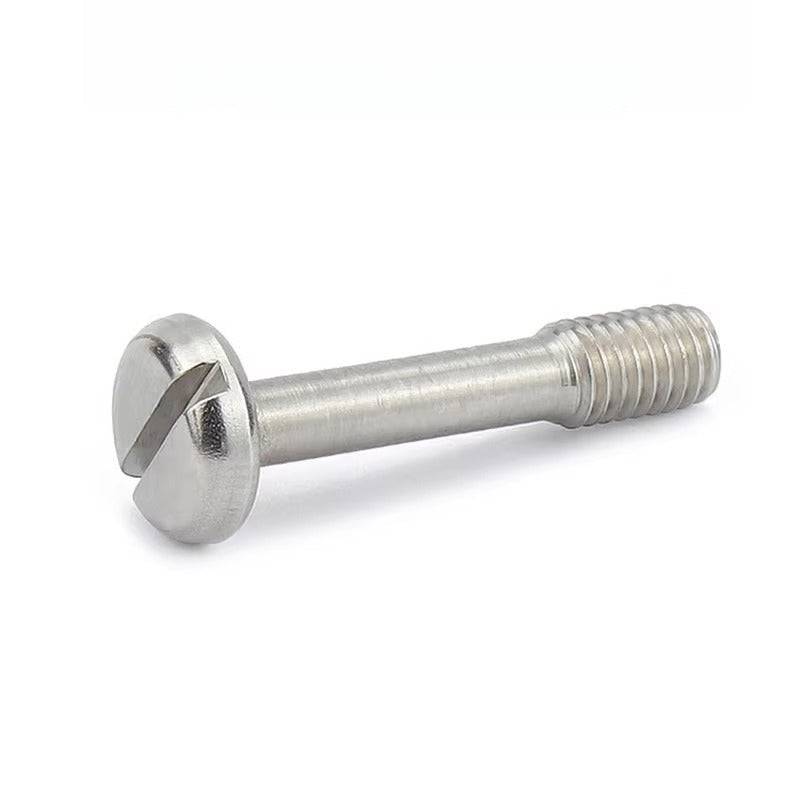 GB837/GB67 304/316 Stainless Steel Screw | Pan Head Slotted Half Thread Non-Removable Fastener