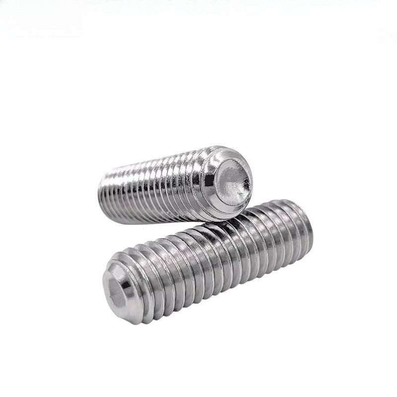 10#-32 1/4-28 3/8-24 UNF Set Screw 304 SS US Hex Fine Thread Imperial Fastener