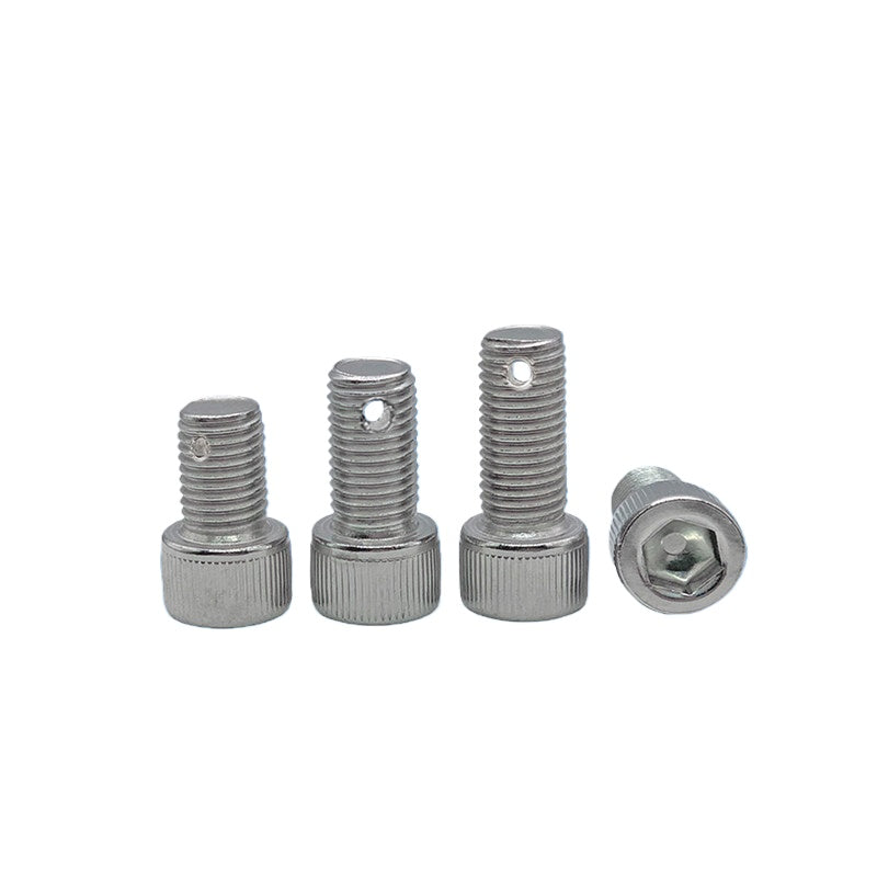 DIN912 304 SS Anti-Backout Screw M3-M10 Hex Socket Perforated Lead Seal Threaded Bolt