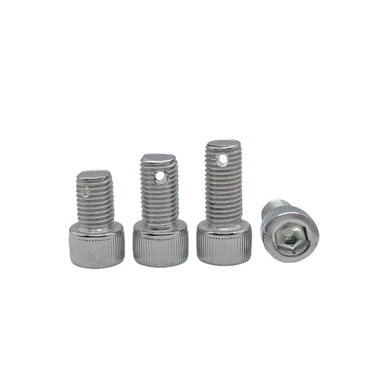 DIN912 304 SS Anti-Backout Screw M3-M10 Hex Socket Perforated Lead Seal Threaded Bolt