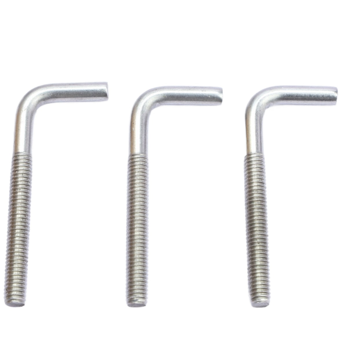 M4/M5 304 Stainless Steel 7-shaped Screw L-shaped Screw Hook Right Angle Hook Anchor Bolt Bent Hook for Wall Mounting & Hanging