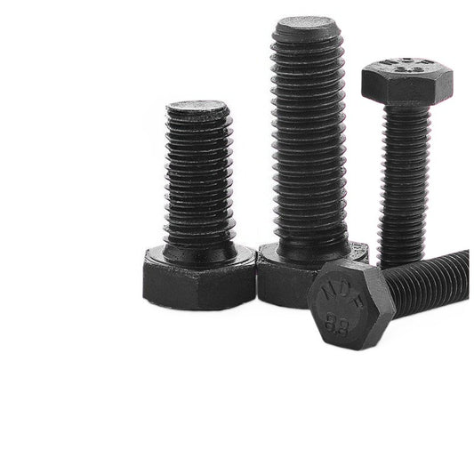 M4M6M8 Grade 8.8 High Strength Hexagon Bolt Black Hexagon Screw Extended Screw Hexagon Head Bolt  for Mechanical & Construction Use