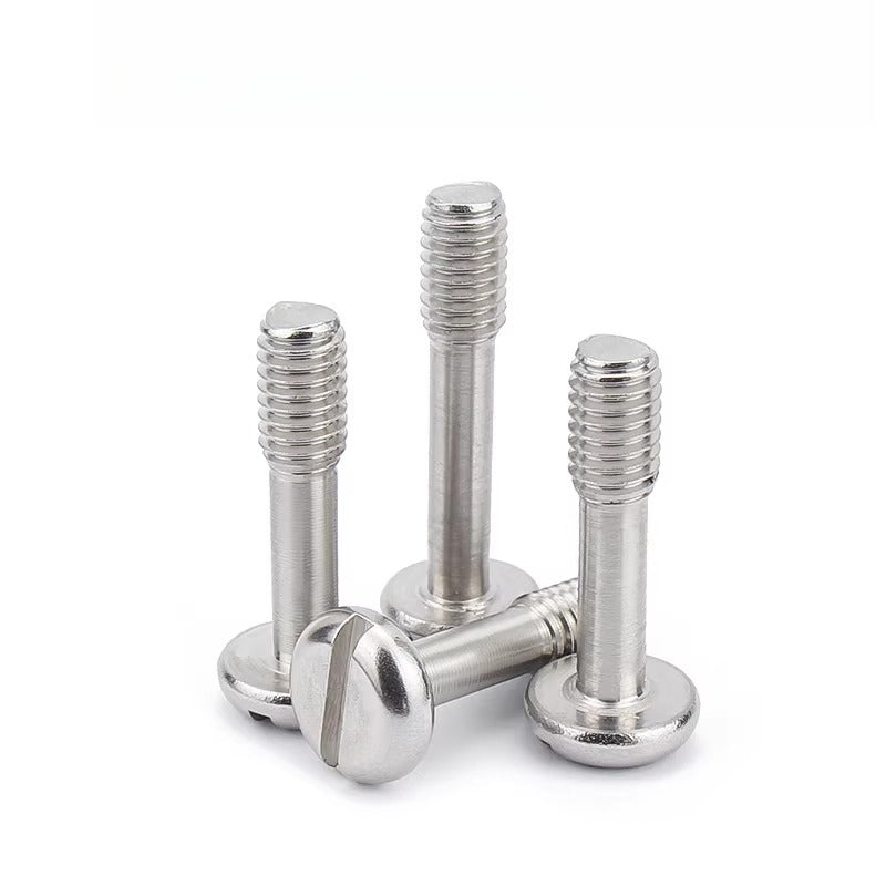 GB837/GB67 304/316 Stainless Steel Screw | Pan Head Slotted Half Thread Non-Removable Fastener
