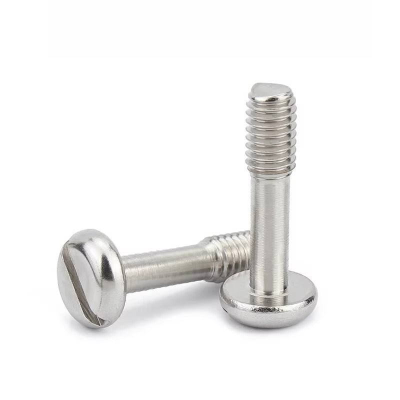 GB837/GB67 304/316 Stainless Steel Screw | Pan Head Slotted Half Thread Non-Removable Fastener