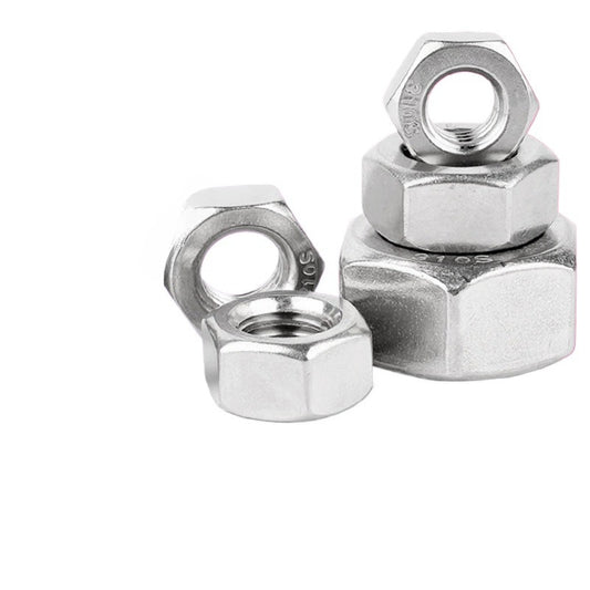 3# 4# 1/4 '5/16 304 Stainless Steel British American Hexagon Nut External Hexagon Nut British American Nut for Furniture & Construction