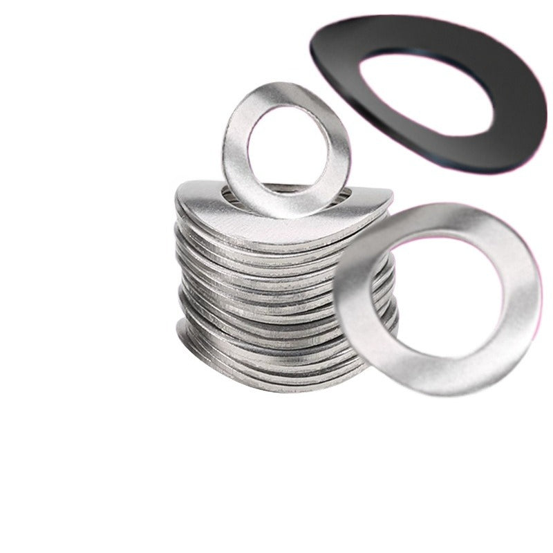 GB860 M2/M3/M4/M5 304 stainless steel saddle elastic gasket waveform saddle gasket iron black arc gasket for Industrial Machinery