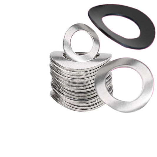 GB860 M2/M3/M4/M5 304 stainless steel saddle elastic gasket waveform saddle gasket iron black arc gasket for Industrial Machinery