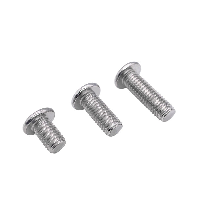 10.9 / 304 Stainless Steel Black Hex Screw CM Ultra-Thin Large Flat Head Low Profile C-Head Flat Shank M1.6-M12