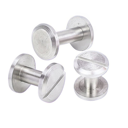 4mm 304 stainless steel flat belt screw one-word ledger nail pair lock screw letter screw I-shaped nail rivet for Furniture & Industrial Fixing