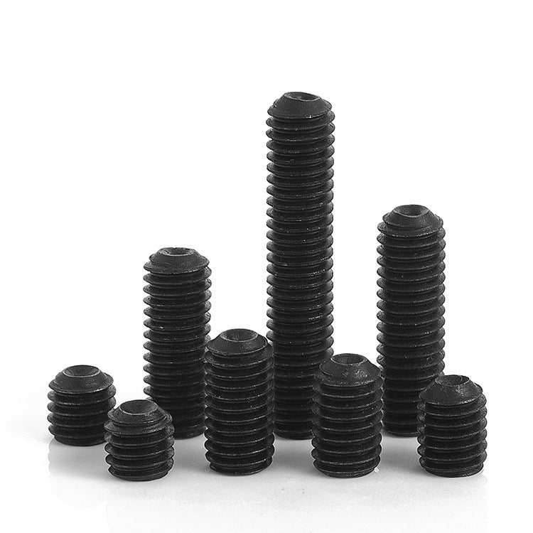 M2 M3 Grade 12.9 Hexagon Socket Set Screws - High Strength Cup Point Headless Grub Screws for Machinery Repair