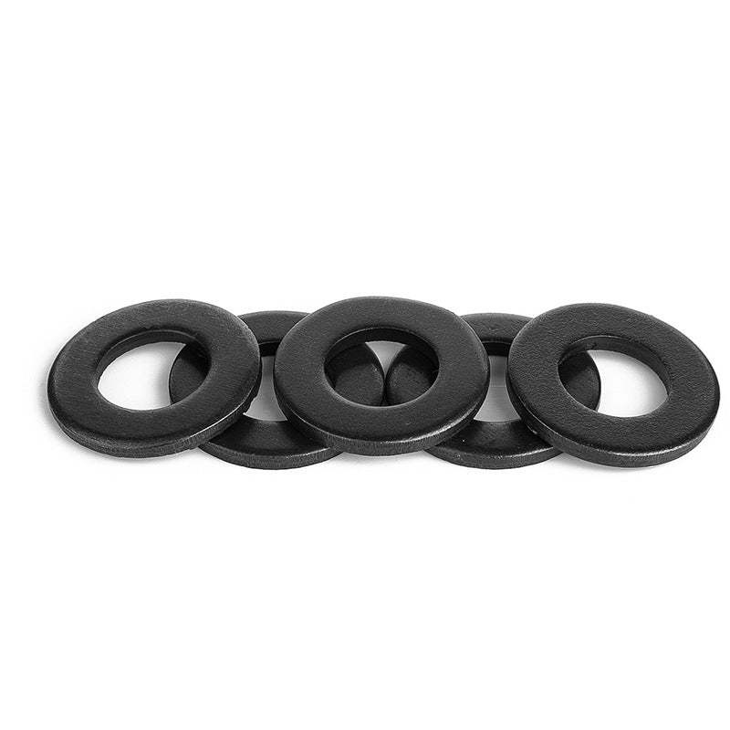 M4 M5 M6 M8 8.8 Grade High Strength Black Metal Flat Gaskets Screw Gaskets for Industrial Fastening & Machinery