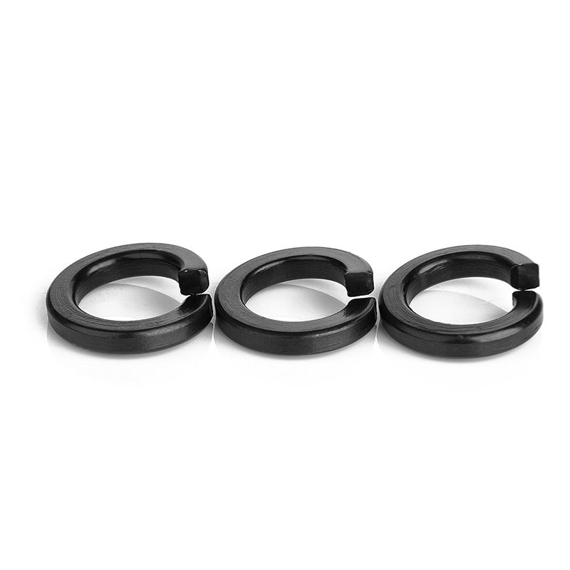 M3/M4/M5/M6/M8/M10 Grade 8.8 Carbon Steel Black Spring Washers - High Strength Lock Washers for Machinery & Equipment