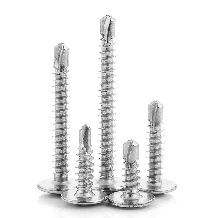 M4.2  410/304 Stainless Steel Phillips Pan Head Drill Tail Dovetail Screws Self-Tapping Self-Drilling for Washi Belt