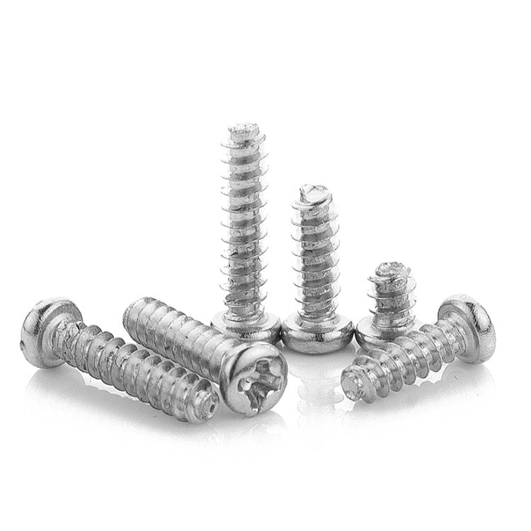 M1M2M3M4M5 galvanized cross round head flat tail self-tapping small screw electronic pan head flat tail self-tapping screw for Small Electronics & Appliances
