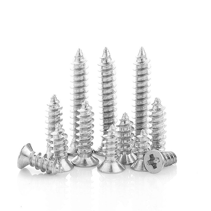 M1.2M1.4 Nickel-plated cross flat head self-tapping small screw Cross slot countersunk head self-tapping screw Electronic small screw  for Electronics & Small Devices