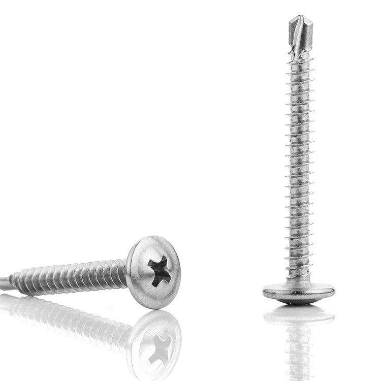 M4.2  410/304 Stainless Steel Phillips Pan Head Drill Tail Dovetail Screws Self-Tapping Self-Drilling for Washi Belt