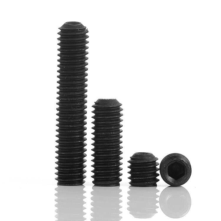 M2 M3 Grade 12.9 Hexagon Socket Set Screws - High Strength Cup Point Headless Grub Screws for Machinery Repair