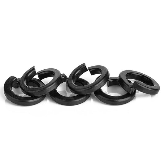 M3/M4/M5/M6/M8/M10 Grade 8.8 Carbon Steel Black Spring Washers - High Strength Lock Washers for Machinery & Equipment