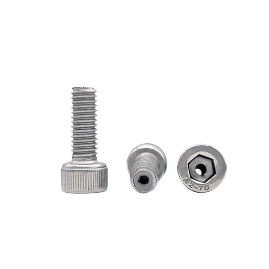 304/316 Stainless Steel Cylindrical Head Inner Hexagon Screws | Hollow Perforated Exhaust Vacuum Through Hole Threaded Nails for Mask Machine