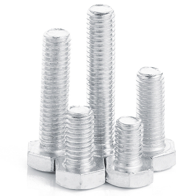 M3/M4/M6 Galvanized outer hexagon screw full tooth hexagon head bolt outer hexagon screw fastener for Construction & Furniture Assembly