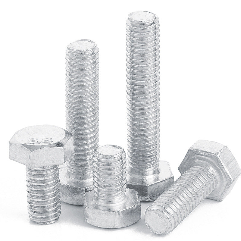M3/M4/M6 Galvanized outer hexagon screw full tooth hexagon head bolt outer hexagon screw fastener for Construction & Furniture Assembly