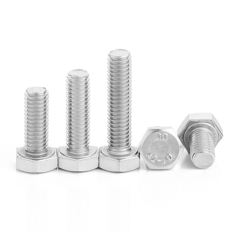 M3M4M5M6M8M10M12 304 stainless steel outer hexagon screw extension screw outer hexagon bolt for Machinery & Furniture Assembly