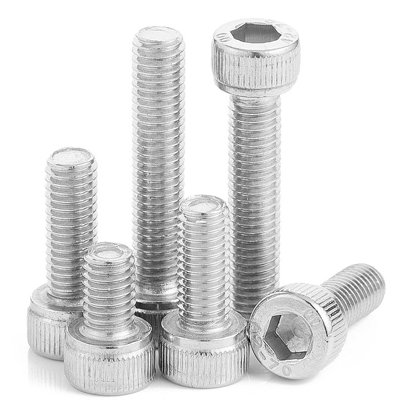 M8/M10/M12/M14/M16 304 stainless steel cylindrical head hexagonal screw cup head hexagonal bolt long screw for Construction & Hardware Projects