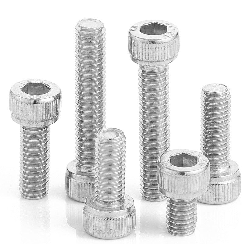M3-M4-M5-M6 304 Stainless Steel Hexagon Screws Cylindrical Cup Head Extension Bolts for Home Renovation & Machinery