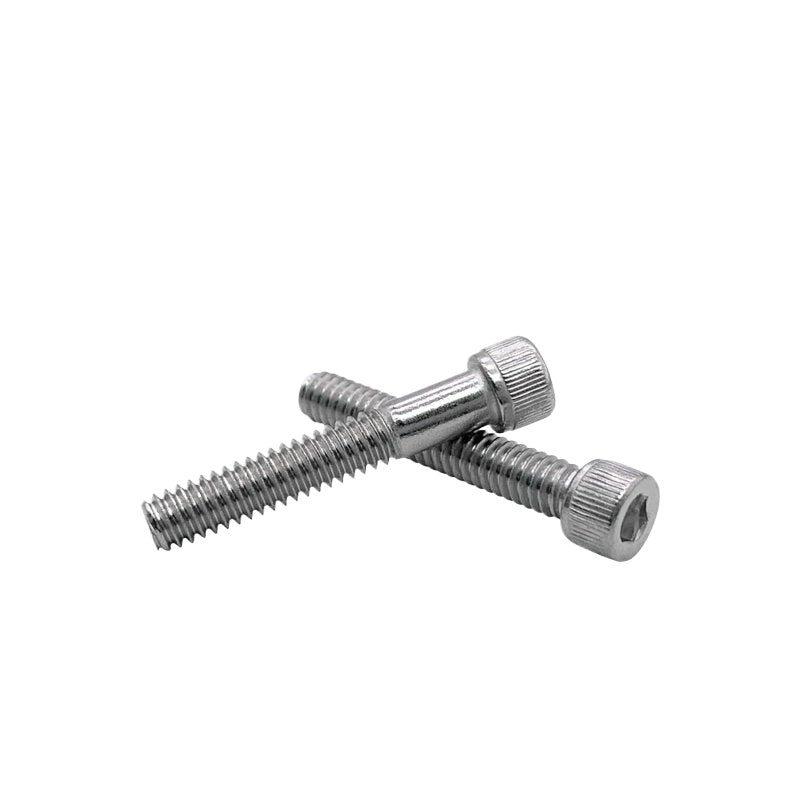 UNC 304 Stainless Steel Screw Imperial Socket Head Cap Half Thread Coarse Knurled Hex Fastener